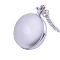 thumbnail image 4 of WIFKLSIIPG Featured Couple Pocket Watch Silver Groove Versatile Clothing Chain Pocket Watch, 4 of 5
