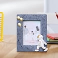 thumbnail image 2 of Family Photo Frame With Astronaut Figurine Table Decor For Birthday Party 8 in x 10 in, 2 of 5