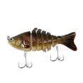 thumbnail image 3 of Almencla Leurres de Pêche avec Hameçon Crankbaits Leurres Durs Réalistes pour Perche Achigan Poisson-Chat Gris, 3 of 8