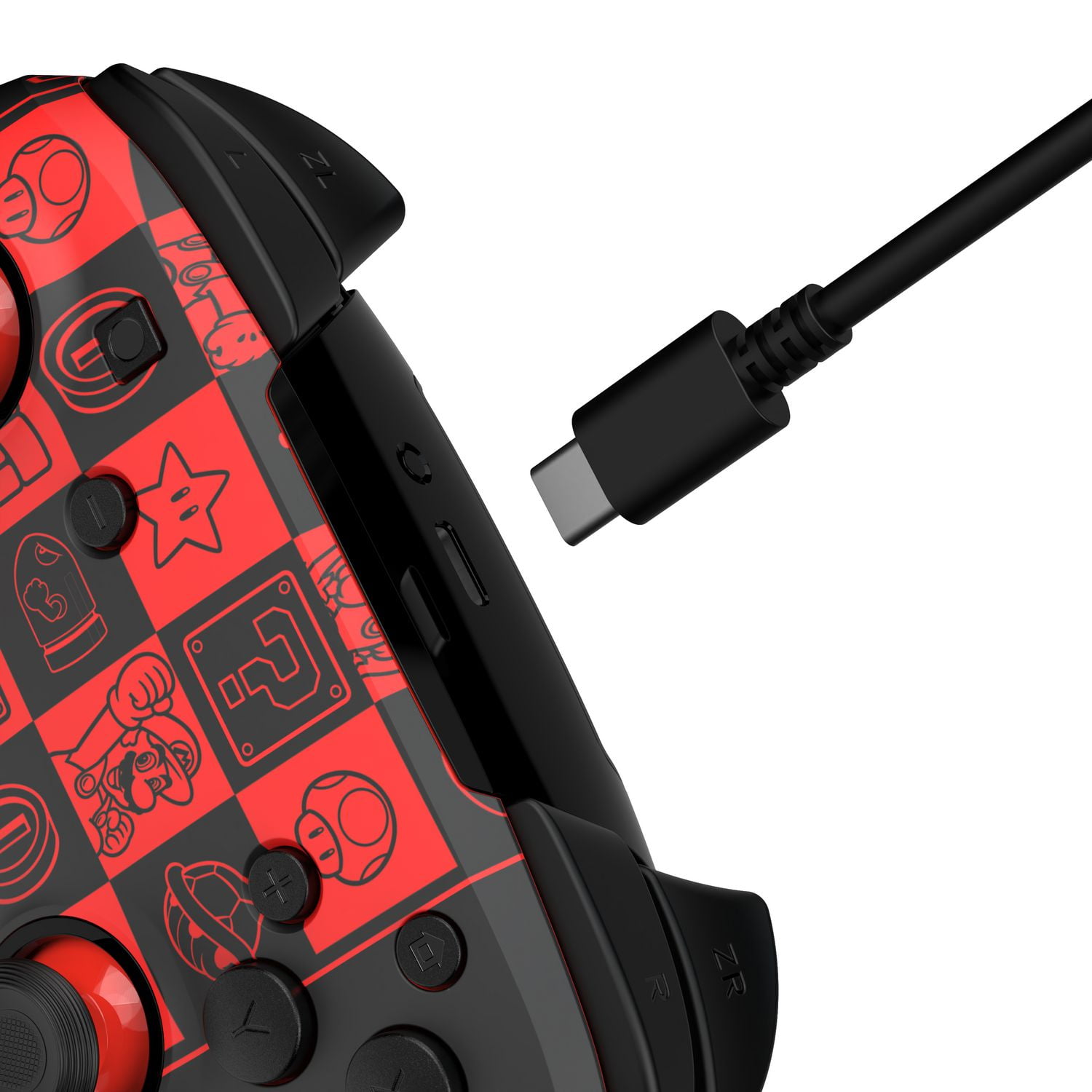 PDP REMATCH GLOW Wireless Controller: Super Icon - Nintendo Switch, & Nintendo Switch - OLED Model