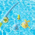 thumbnail image 3 of Baby Bathing Fishing Toy Clockwork Swimming Fishing Game Bath Toy Set Baby Gift, 3 of 8