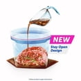 thumbnail image 2 of Ziploc® Freezer Bags with Stay Open Technology, Large, 16 Bags, 2 of 3