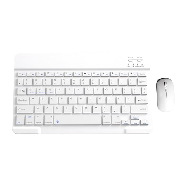 Clavier et Souris Sans Fil Bluetooth Clavier et Souris Bluetooth Portable Mini Clavier et Souris Sans Fil BT pour Android Windows PC Tablette