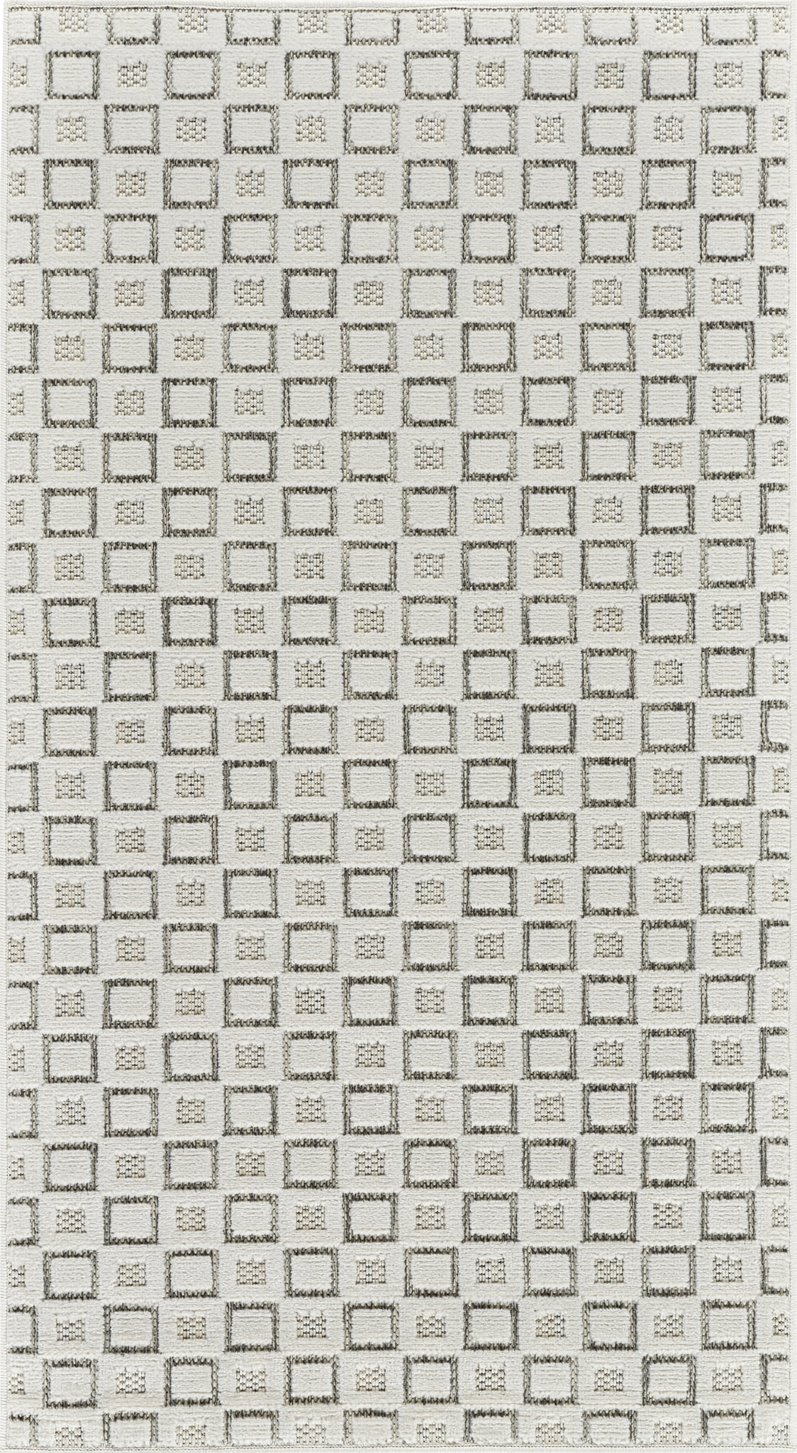 Tapis d'interieur exterieur abstrait Rug Branch Maise, beige creme, moderne - Entree, couloir, salle de bain et cuisine