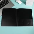 thumbnail image 3 of JJBNSH Durable Heavy Duty File Folders with Business Card Plastic Folders With Pockets Heavy Duty Pocket Folders Letter Size File Folders For Documents Office School, 3 of 5
