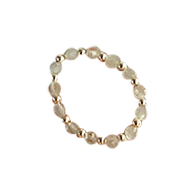 Coofit Bague de Doigt Simple Ajustable Rétro en Zircon Perlé Bague de Phalange pour Femmes