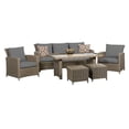 thumbnail image 1 of Oakmont 6PC High Table Conversation Set with Grey Cushions, 1 of 2