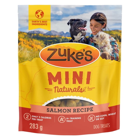 Zuke's Mini Naturals Tender Bites Salmon Recipe, Dog Treats