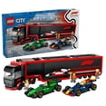 thumbnail image 1 of LEGO City F1 Truck with RB20 & AMR24 F1 Car Toys - Model Car Building Toy Set for Kids, Boys and Girls, Ages 8+ - F1 Collectible for Fans - Gift Idea for Birthdays - 60445, 1 of 7