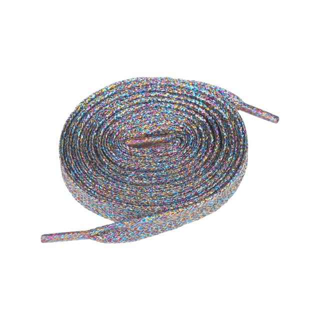 INSPIRE CHIC Lacets Plats Pailletés Brillants Étincelants pour Espadrilles Lacets de Chaussures Cordons Fils 3 Couleurs 100cm/39.37 Pouces
