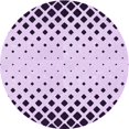 thumbnail image 1 of Ahgly Company Tapis Rond Lavable en Machine Intérieur Transitionnel Violet Raisin Vif, 7 Pieds Rond, 1 of 7