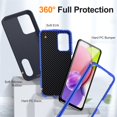 thumbnail image 4 of for Samsung Galaxy A03s Case, Samsung Galaxy A03s Phone Case with Built in Kickstand, Shockproof/Dustproof/Drop Proof Heavy Duty Military-Grade Rugged Protective Cover for Samsung Galaxy A03s,Blue, 4 of 8