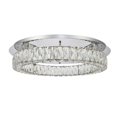 thumbnail image 1 of Monroe Lumière LED Chrome Montage Affleurant Clair Cristal Royal, 1 of 2