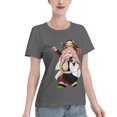 thumbnail image 2 of T-Shirt Basique à Manches Courtes pour Femmes Demon Slayer : Koiju et Nidouzi, 2 of 6