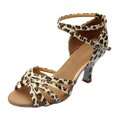 thumbnail image 2 of Kcodviy Chaussures de Danse Latine Femmes Sandales Tendance pour Femmes Sandales de Salsa de Danse de Salon Sandales à Lacets pour Femmes Sandales de Bal pour Femmes, 2 of 2