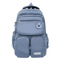 thumbnail image 1 of Sac à Dos Décontracté pour Étudiant, Sacs d'École Mode, Grande Capacité pour les Vacances (Rouge), 1 of 10