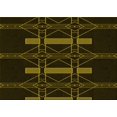 thumbnail image 1 of Ahgly Company Tapis Rectangulaire Lavable en Machine Intérieur Transitionnel Noir Nuit, 2 Pieds x 3 Pieds, 1 of 7