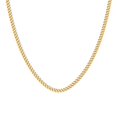 thumbnail image 1 of Collier Chaîne Cubaine pour Homme de 20 Pouces en Acier Inoxydable Jaune - 5 mm, 1 of 4