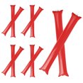 thumbnail image 1 of GOGO 100 PCS Cheer Sticks Inflatable Bam Bam Spirit Stick, Red Cheerleading Noisemakers, 1 of 5