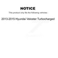 thumbnail image 2 of Transit Auto Front Rear Coated Drilled Slotted Disc Brake Rotors and Ceramic Pads Kit for Car 2013-2015 Hyundai Veloster Turbocharged KDT-100311, 2 of 11