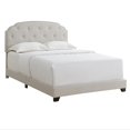 thumbnail image 1 of Tufted Clou Garniture Lit Rembourré Complet en Gris, 1 of 9