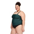 thumbnail image 4 of George Women's Plus Ruched Tankini, 4 of 6