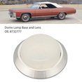 thumbnail image 3 of Dome Light Base and Lens, Interior Dome Lamp Lens Stable Performance Impact  8732777  for Nova Impala Camaro, 3 of 8