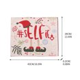 thumbnail image 5 of Christmas Ornament Knitted Decorative Placemat, 5 of 5
