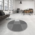 thumbnail image 4 of Ahgly Company Tapis d'Intérieur Lavable en Machine Carré Gris Carbone, 4 Pieds Carré, 4 of 7