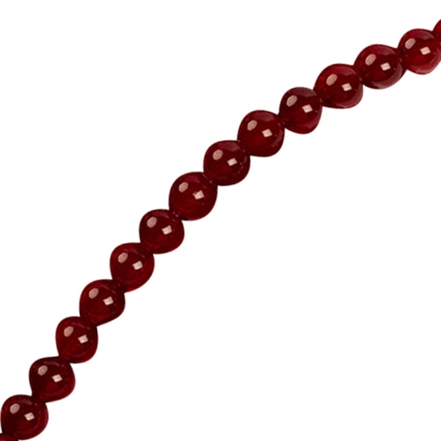 Loose Bead Strand DIY 0.31in Spacer Bead Strand Glass Bead Strand for Jewelry