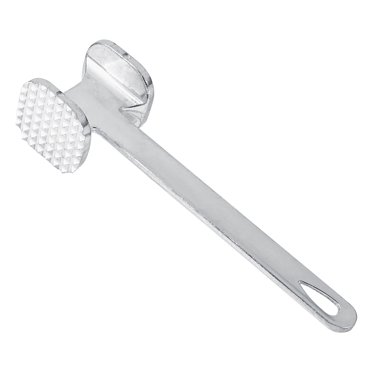 Maillet Marteau en Aluminium pour Viande de Steak et Poulet, Conception à Deux Côtés, Poignée à Prise Facile, Idéal pour le Bœuf, le Veau et le Porc