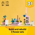 thumbnail image 2 of LEGO Creator 3 in 1 Typewriter with Flowers - Building Toy with 3 Building Options, Typewriter, Flowerpot with Pen & Notebook, or Keytar -, 2 of 7