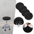 thumbnail image 2 of Coussin de Tabouret Rond Durable Doux Lavable pour Housses de Tabouret de Bar 12-18 Pouces Chaise Noir, 2 of 9