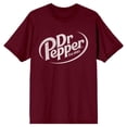 thumbnail image 1 of Dr. Pepper Logo Maroon T-Shirt, 1 of 2