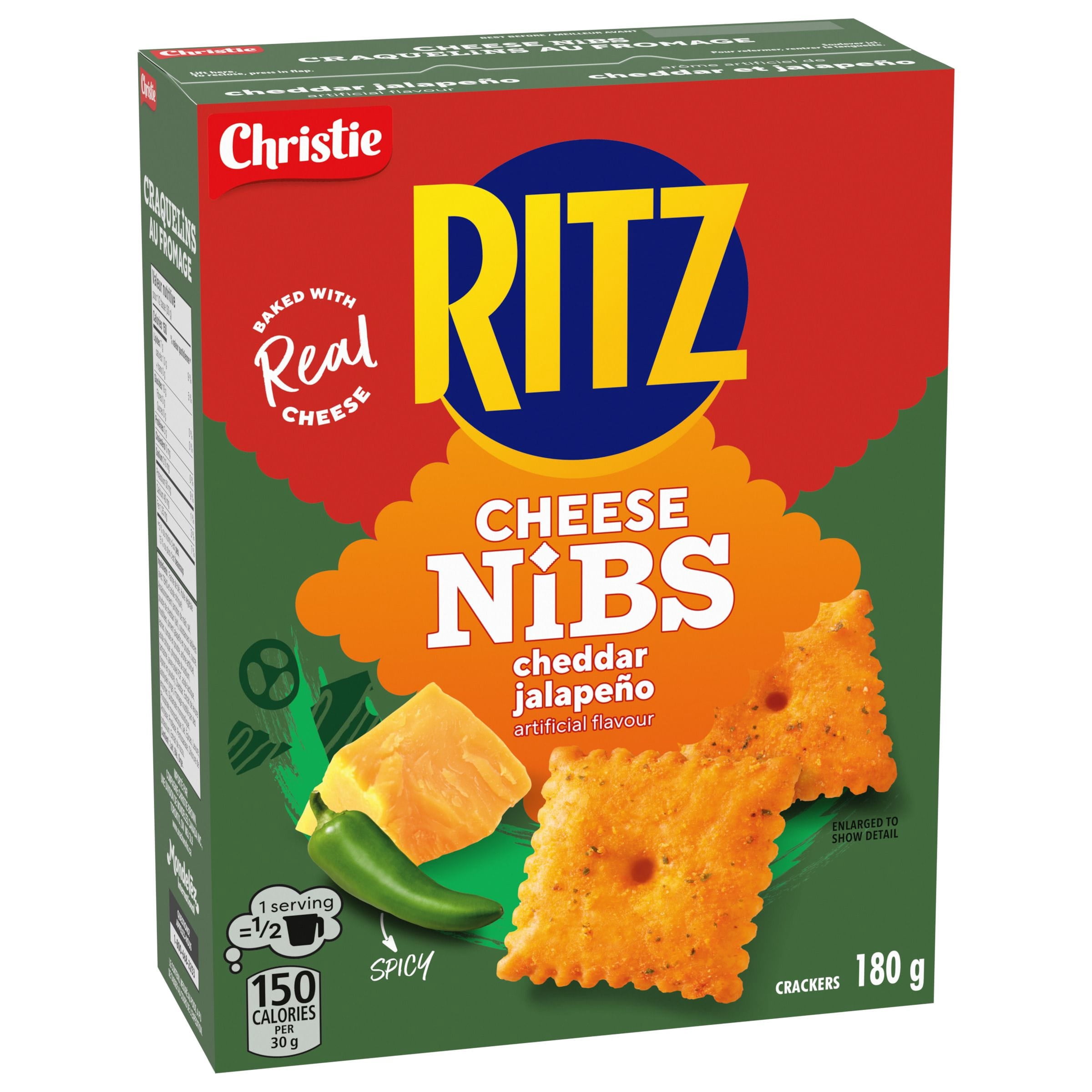 CRAQUELINS AU FROMAGE RITZ À SAVEUR DE CHEDDAR ET JALAPENO