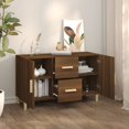 thumbnail image 5 of vidaXL Sideboard Brown Oak 100x36x60 cm Engineered Wood, 5 of 5