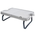 thumbnail image 3 of Table Pliante Extérieure, Structure Compacte en Plastique Verrouillage Ferme Robuste Tables de Pique-Nique Portables pour Voyage, 3 of 8