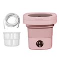 thumbnail image 2 of Portable Washing Machine Auto Saving Practical Low Consumption Small Washer for pink, 2 of 9