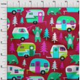 thumbnail image 3 of oneOone Tissu Velours Rouge Matériel de Robe de Camping Randonnée Tissu Imprimé Tissu au Mètre 58 Pouces de Large, 3 of 4