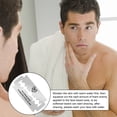 thumbnail image 4 of Wweixi pour Hommes Acier Inoxydable Sécurité Classique Épilation de Barbe Accessoires de Rasage Visage Jambe Aisselles Type 4, 4 of 7