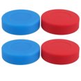 thumbnail image 1 of HONITANO 4pcs Ice Hockey Ball PVC Round Blue Training Equipment for Players, 1 of 7
