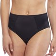 thumbnail image 1 of Carole Martin Comfort High Cut Full Coverage Womens Brief Hipster Panty Style 8002 Black Small, 1 of 4