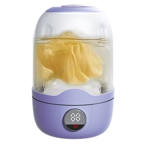 Portable rechargeable Mini Lave-linge de voyage compact pour les sous-vêtements Chaussettes Serviettes Appartement Dorm Camping Utilisation pratique
