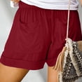 thumbnail image 4 of Timegard Womens Wide Leg Shorts Summer Plus Size Casual Loose Comfy Shorts Drawstring Travel Solid Color, 4 of 7