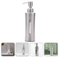 thumbnail image 4 of Soap Dispenser Stainless Steel Hand Soap Dispenser Bathroom Bottle (Silver), 4 of 6