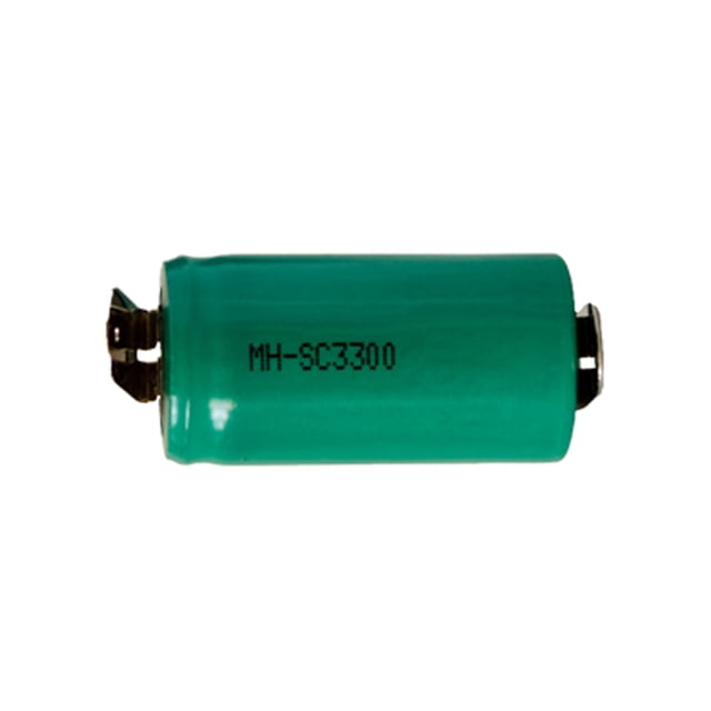 Lot de 10 Piles Sub C NiMH avec Onglets (3300 mAh). Ces Piles Rechargeables Offrent une Capacité de 3300 mAh, une Tension de 1,2 V et une Chimie Nickel-Hydrure Métallique (NiMH). Chaque Pile Comprend des Onglets Soudés par Points pour des Connexions Sécurisées et Mesure 43 mm de Longueur et 22 mm de Diamètre. Conçues pour Reconstruire des Blocs de Piles RC, des Blocs de Piles airsoft, des Perceuses Sans Fil et des Bateaux Électriques. la Conception à Manche Verte Assure une Durabilité