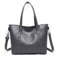 thumbnail image 1 of Women Tote Bag Solid Color Large Capacity Casual Tote Handbag Crossbody Purse, 1 of 6