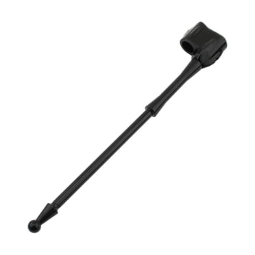 jinwen Motorcycle Flag Pole Rear Trunk Decorative Flag Durable Premium Flagpole Bracket Black