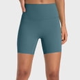 thumbnail image 2 of Yuyuzo Yoga Biker Shorts Womens High Waisted Belly Control Shapewear Workout Running Compression Shorts, 2 of 7