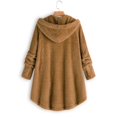 thumbnail image 3 of YOINS Womens Spring Fluffy Fleece Coats Cardigan Tunic Jumper Sweaters, 3 of 4